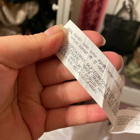 ZARA FAUX PEARL POPLIN BLOUSE - Picture 5 of 8